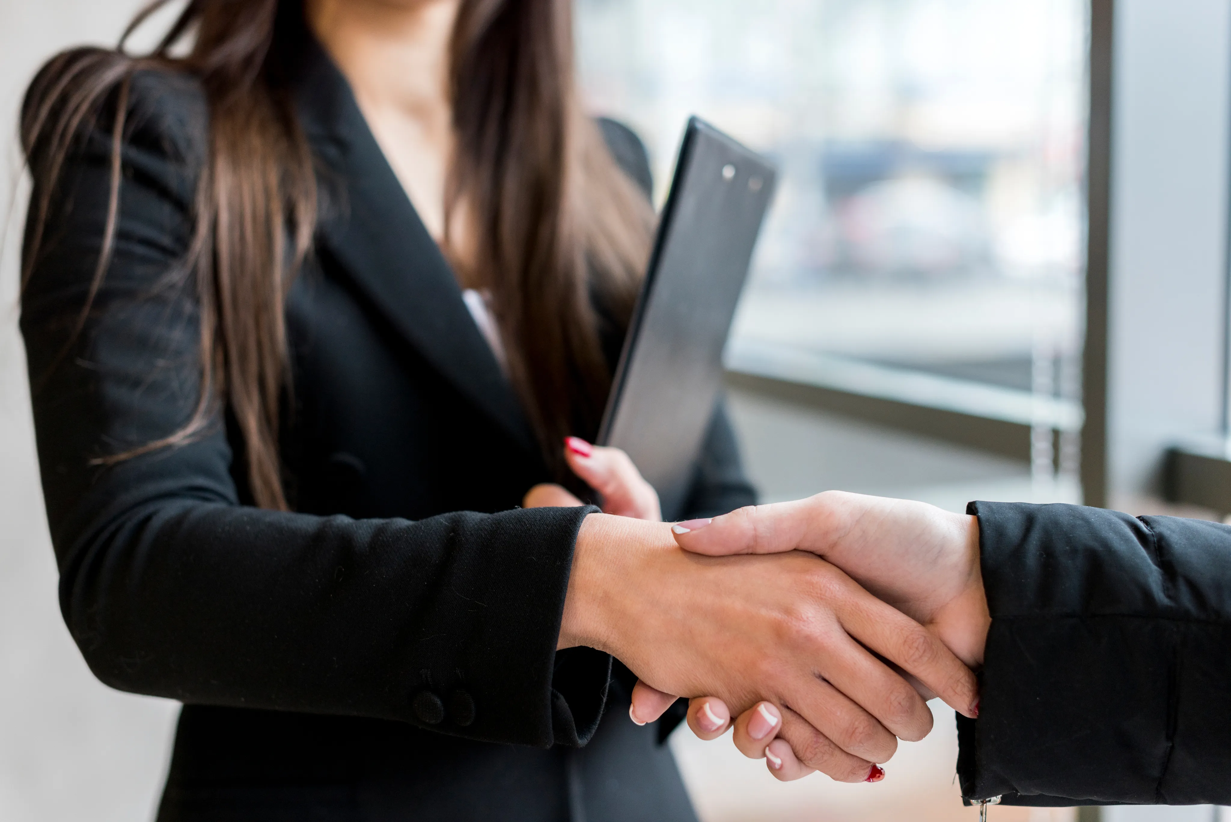 Business strategy partner working with an established business owner
